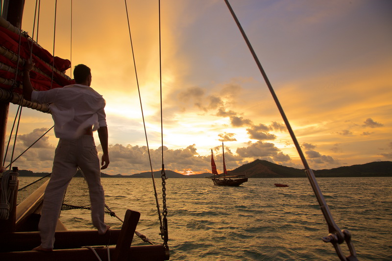 Sunset Dinner cruise by June Bahtra