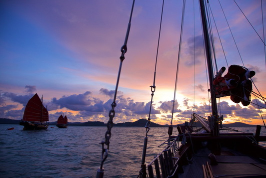 Sunset Dinner cruise by June Bahtra
