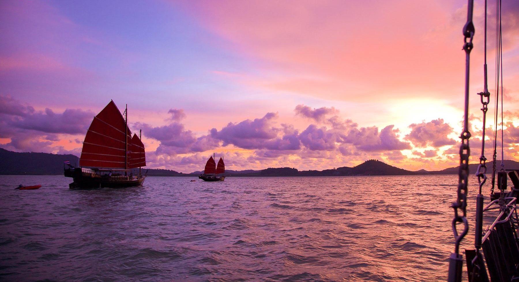 Sunset Dinner cruise by June Bahtra