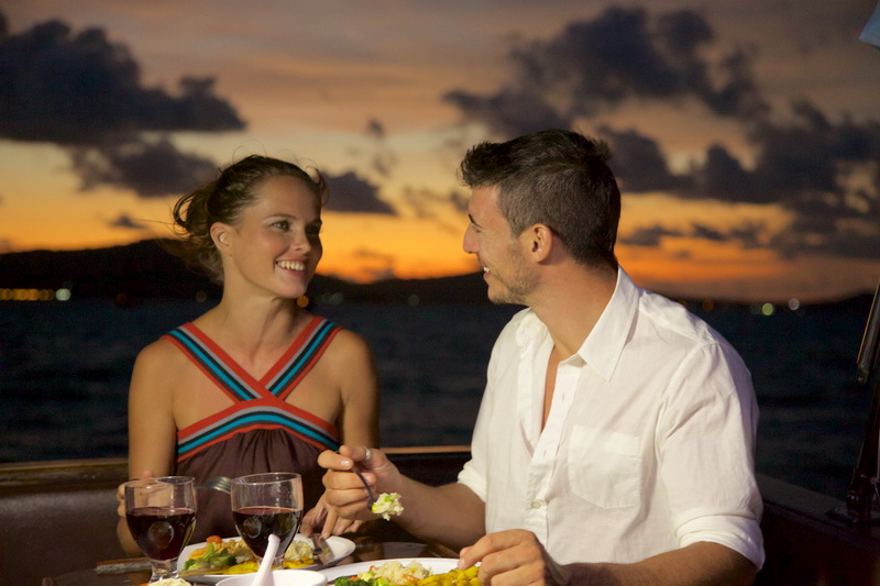 Sunset Dinner cruise by June Bahtra