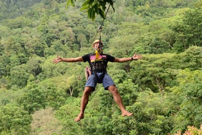 Flying Hanuman with Tiger Kingdom