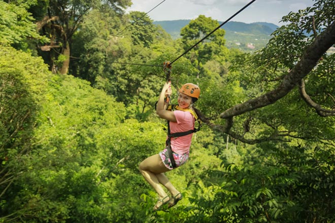 Flying Hanuman with Tiger Kingdom