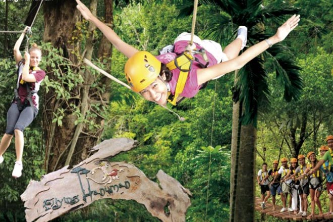 Flying Hanuman with Tiger Kingdom