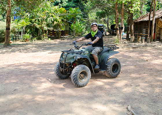 ATV bike + Elephant Care Tour