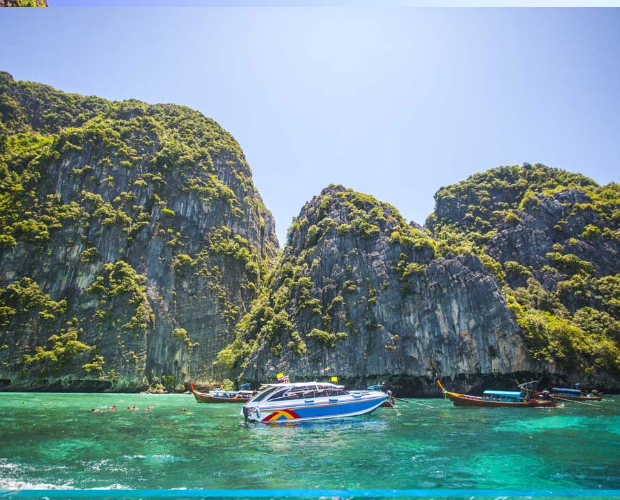 Phi Phi Maya Bay & Khai Islands Tour by Speed boat from Phuket