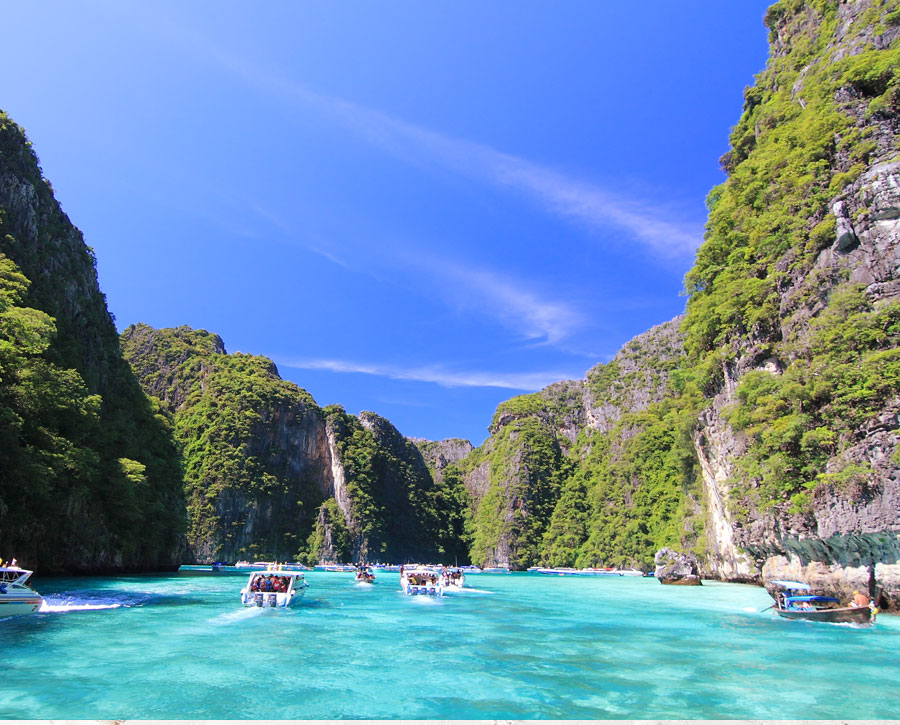 Phi Phi Maya Bamboo Island Tour by Speed Boat