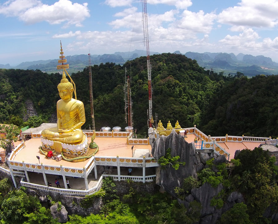 Emerald Pool with Tiger Temple and Hot Spring from Krabi