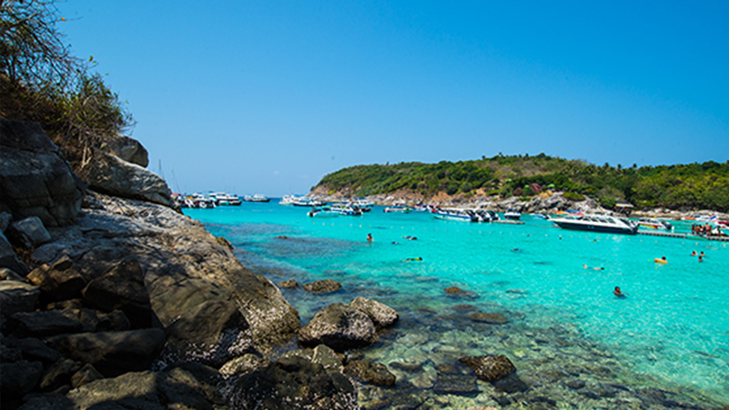 Raya Coral Island half day tour by catamaran