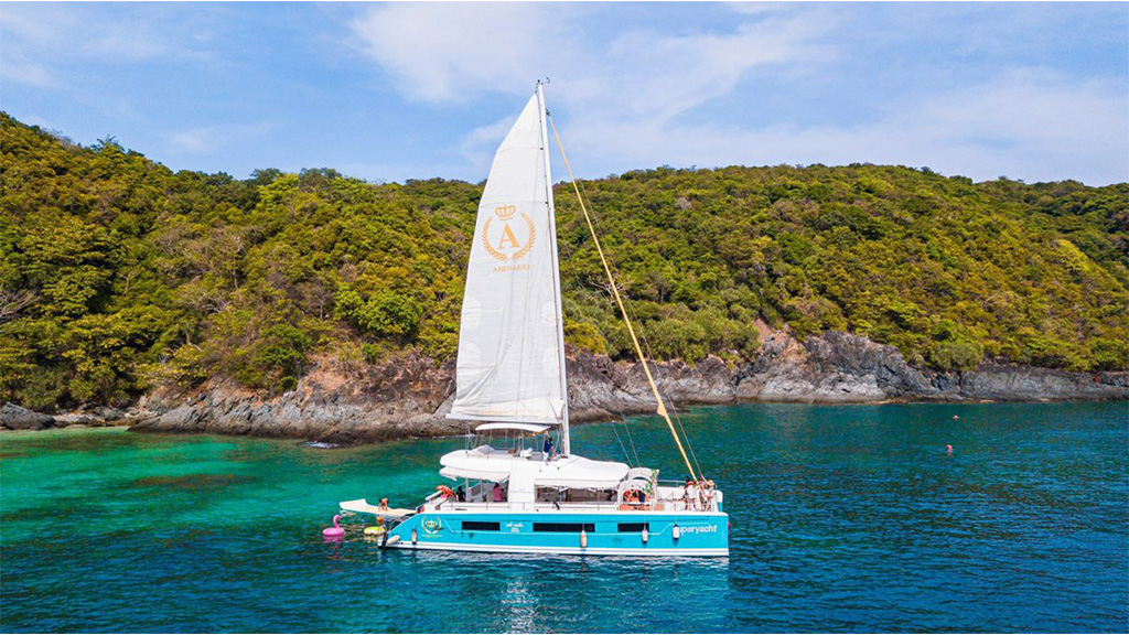 Raya Coral Island half day tour by catamaran